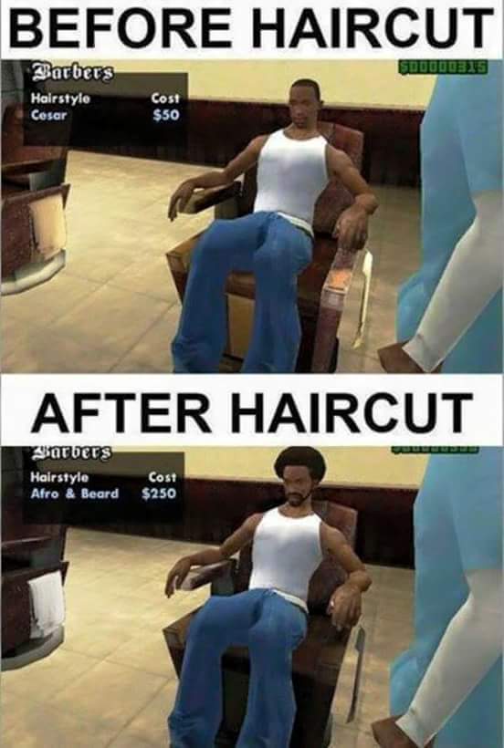 Hair cut?